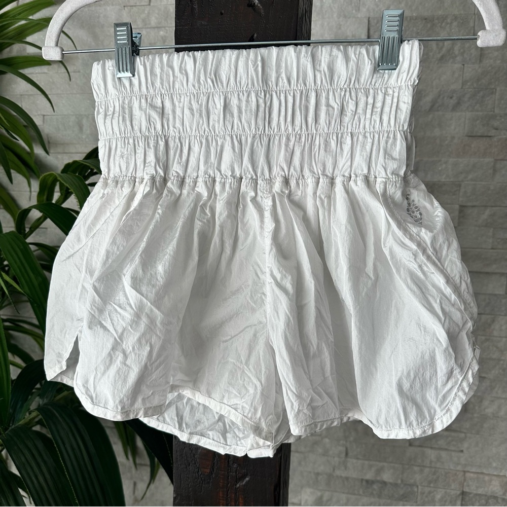 Free People Movement The Way Home White Athletic Shorts Size Small